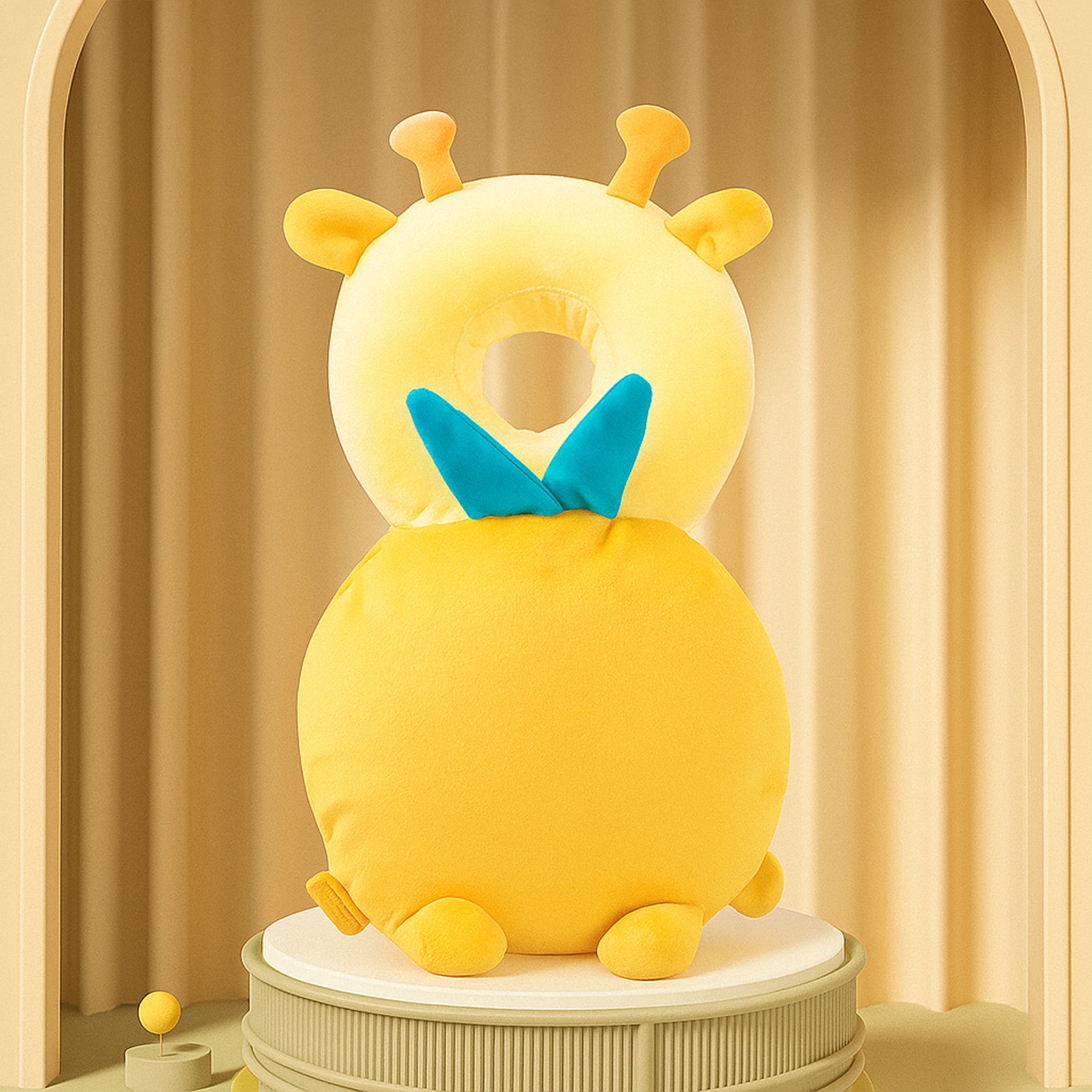 CuteGuard Baby Head Protector – Breathable Safety Cushion Backpack