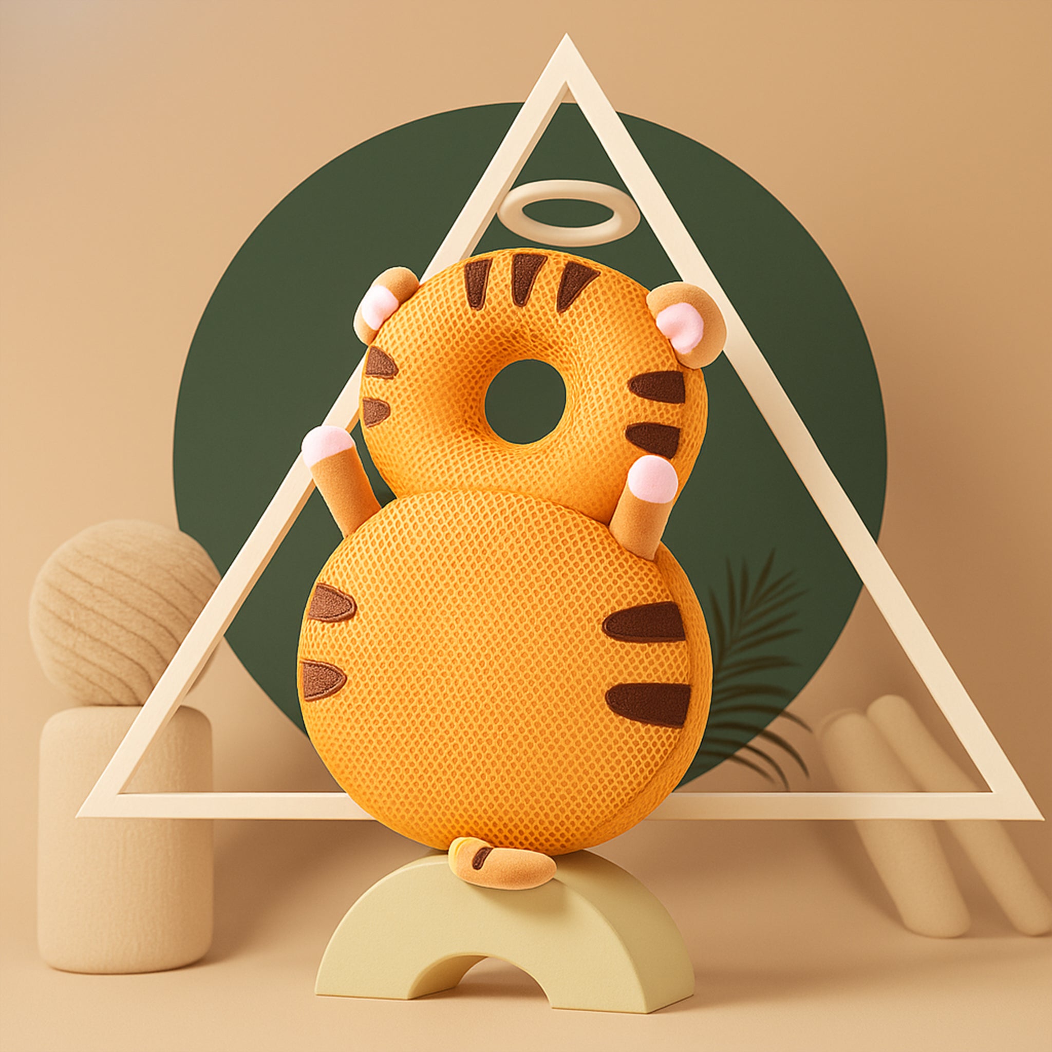 CuteGuard Baby Head Protector – Breathable Safety Cushion Backpack