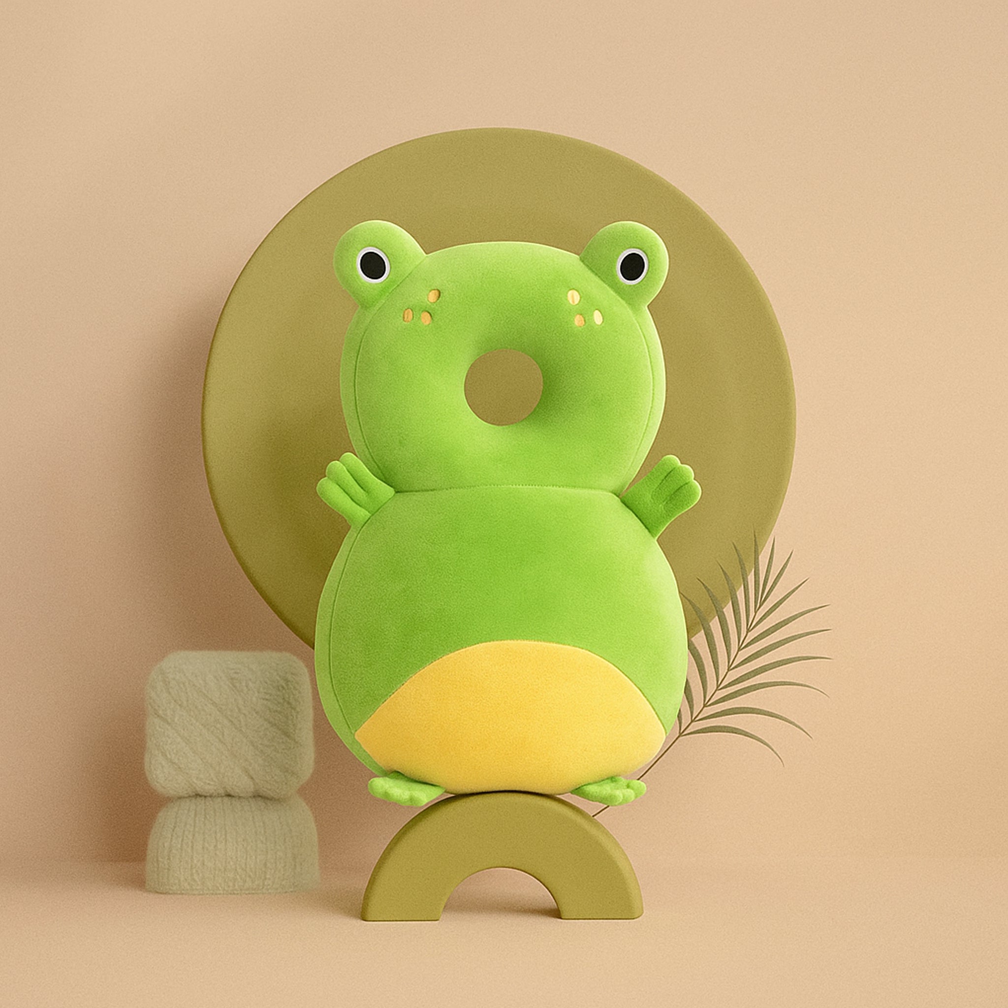 CuteGuard Baby Head Protector – Breathable Safety Cushion Backpack