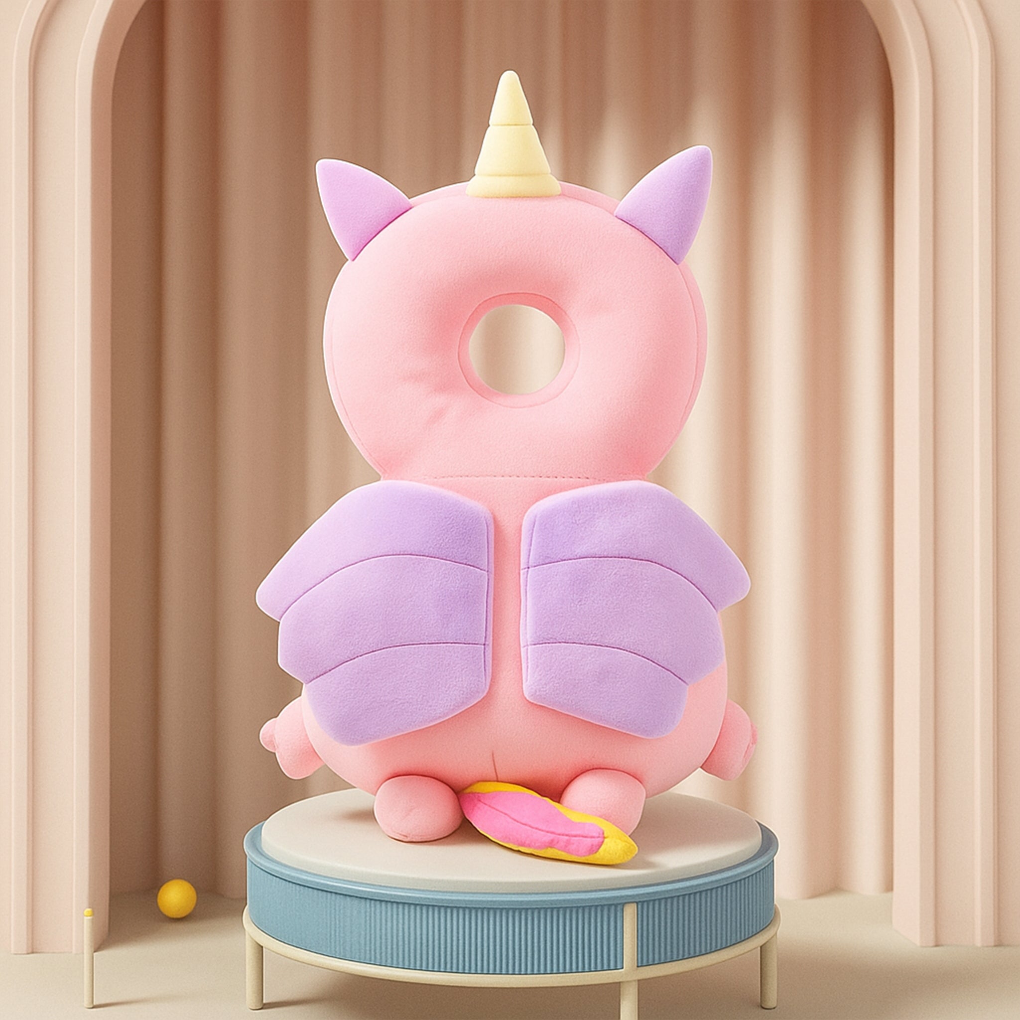 CuteGuard Baby Head Protector – Breathable Safety Cushion Backpack