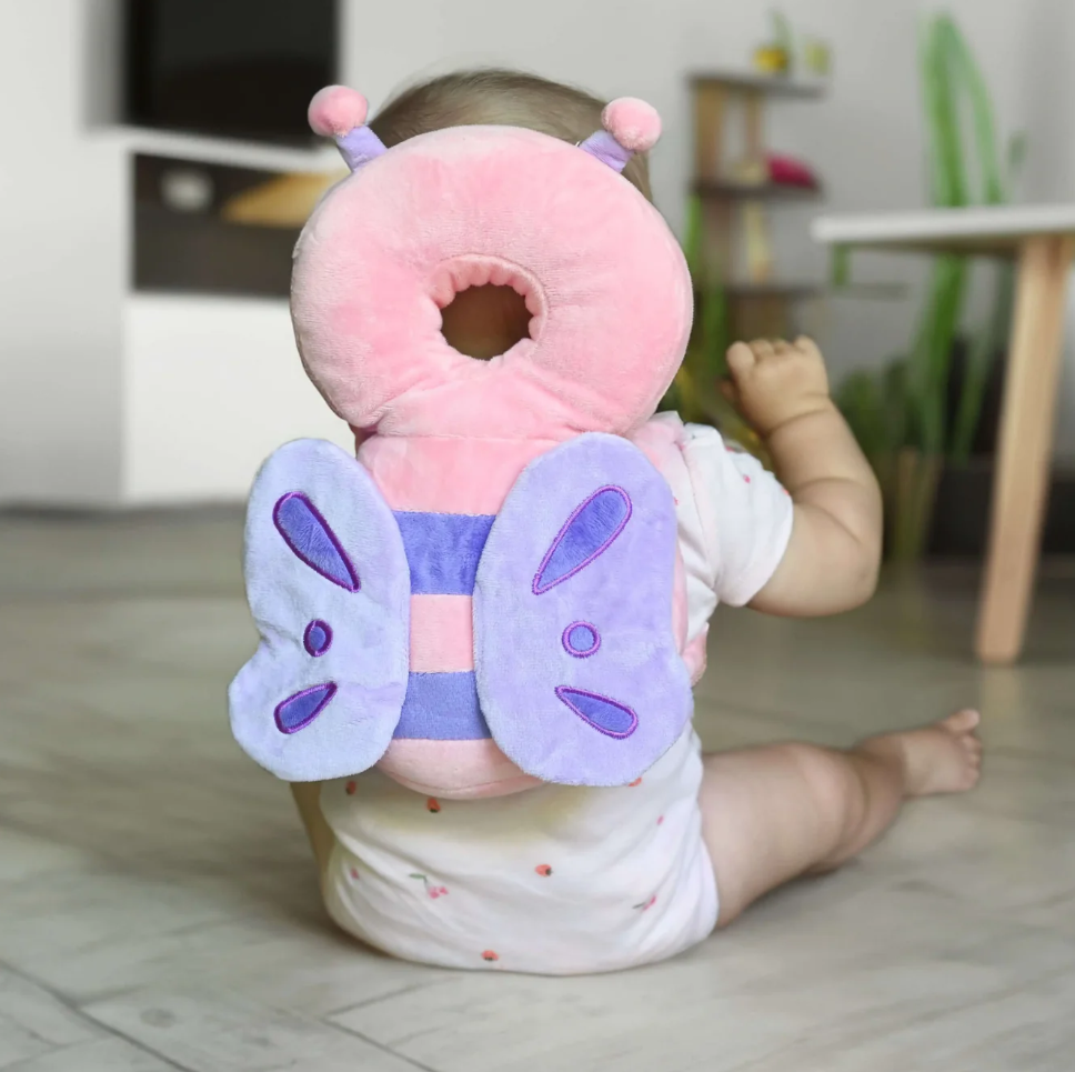 CuteGuard Baby Head Protector – Breathable Safety Cushion Backpack
